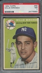 1954 TOPPS 56 WILLIE MIRANDA PSA NM 7