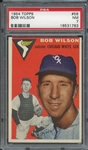 1954 TOPPS 58 BOB WILSON PSA NM 7