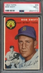 1954 TOPPS 65 BOB SWIFT PSA NM+ 7.5